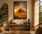Pyramids print in situ