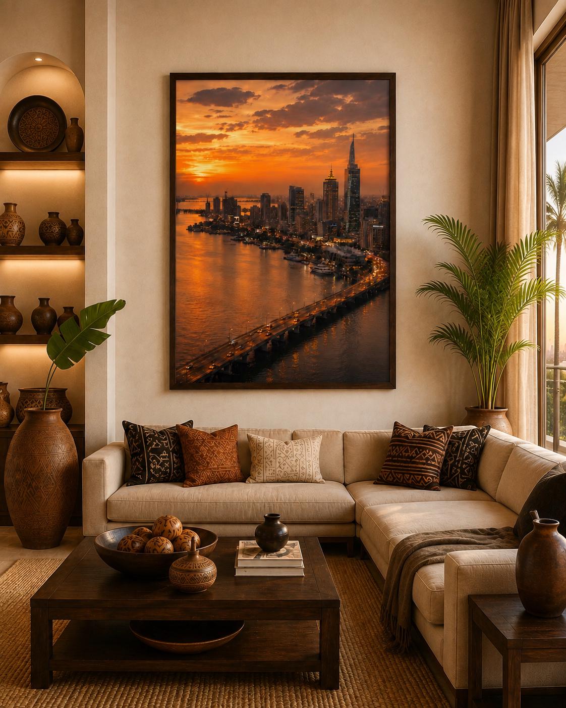 Print in a room