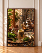 Mint Tea wall art print