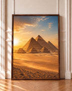 Pyramids wall art print