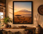 Kilimanjaro print in situ