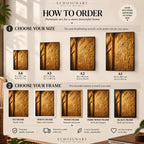 How to order: sizes and frames