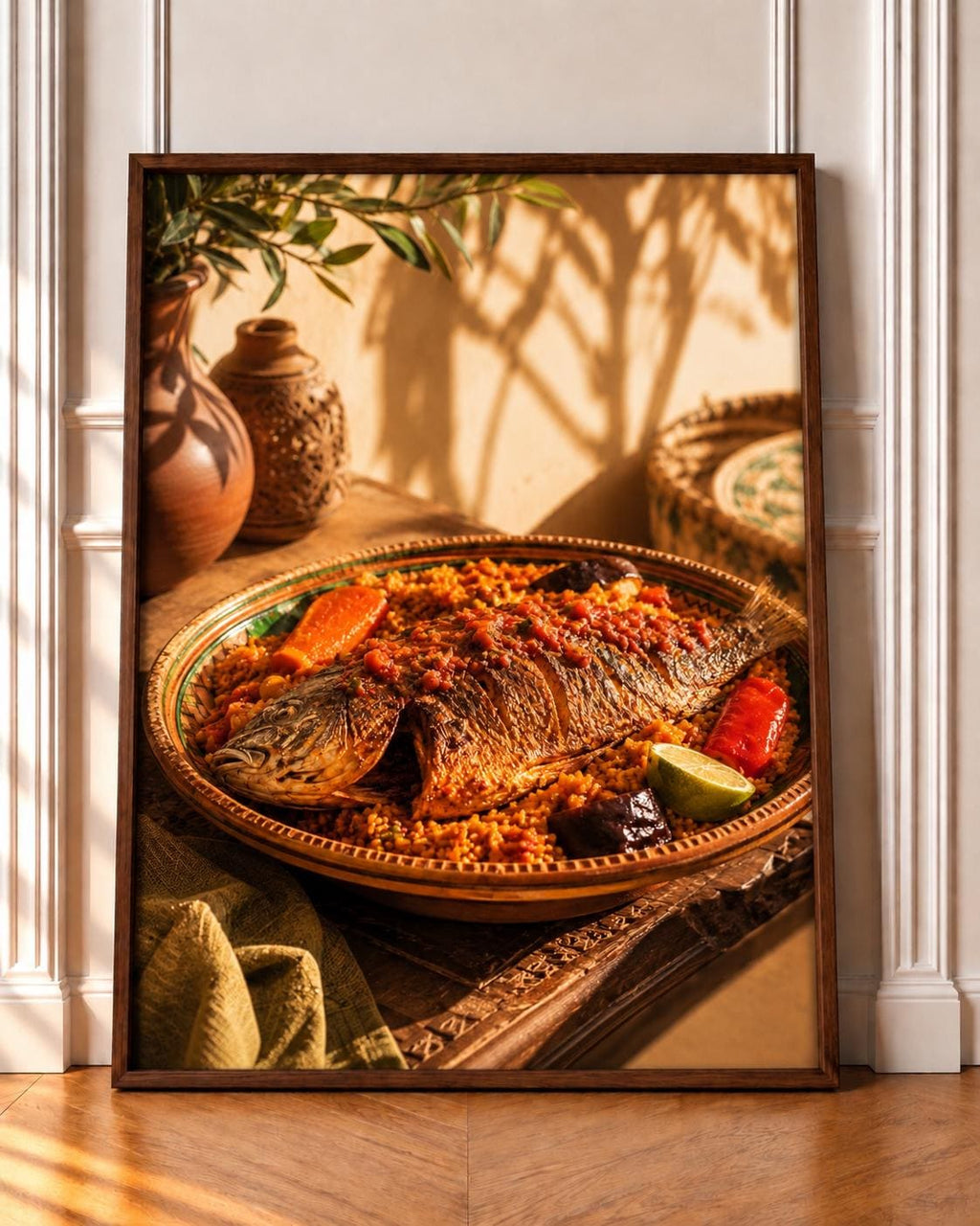 Thieboudienne wall art print