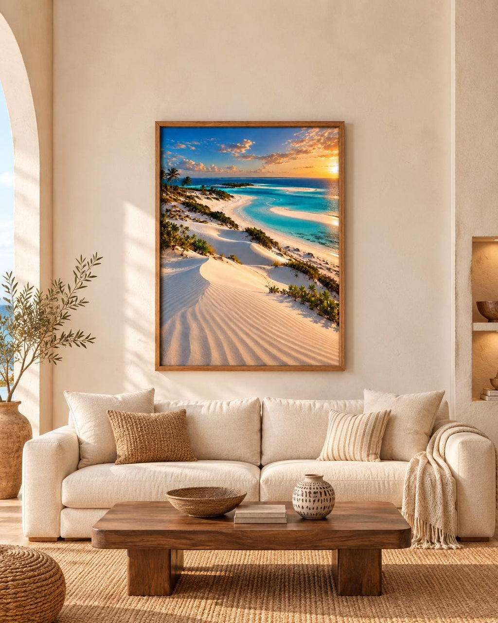 Bazaruto dunes print in situ