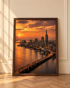 Lagos Skyline wall art print