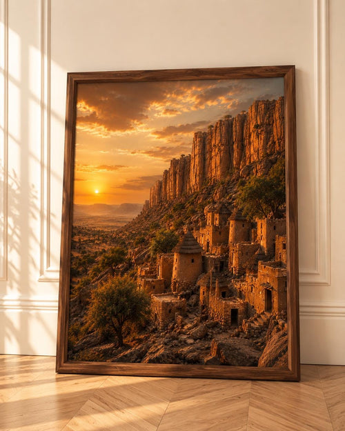 Bandiagara Cliffs — Dogon Country, Mali wall art print