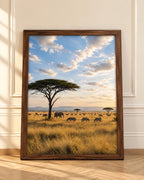 Serengeti wall art print