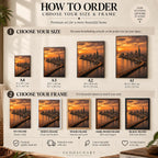 How to order: sizes and frames