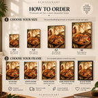 How to order: sizes and frames